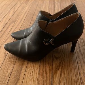 Calvin Klein Black Booties